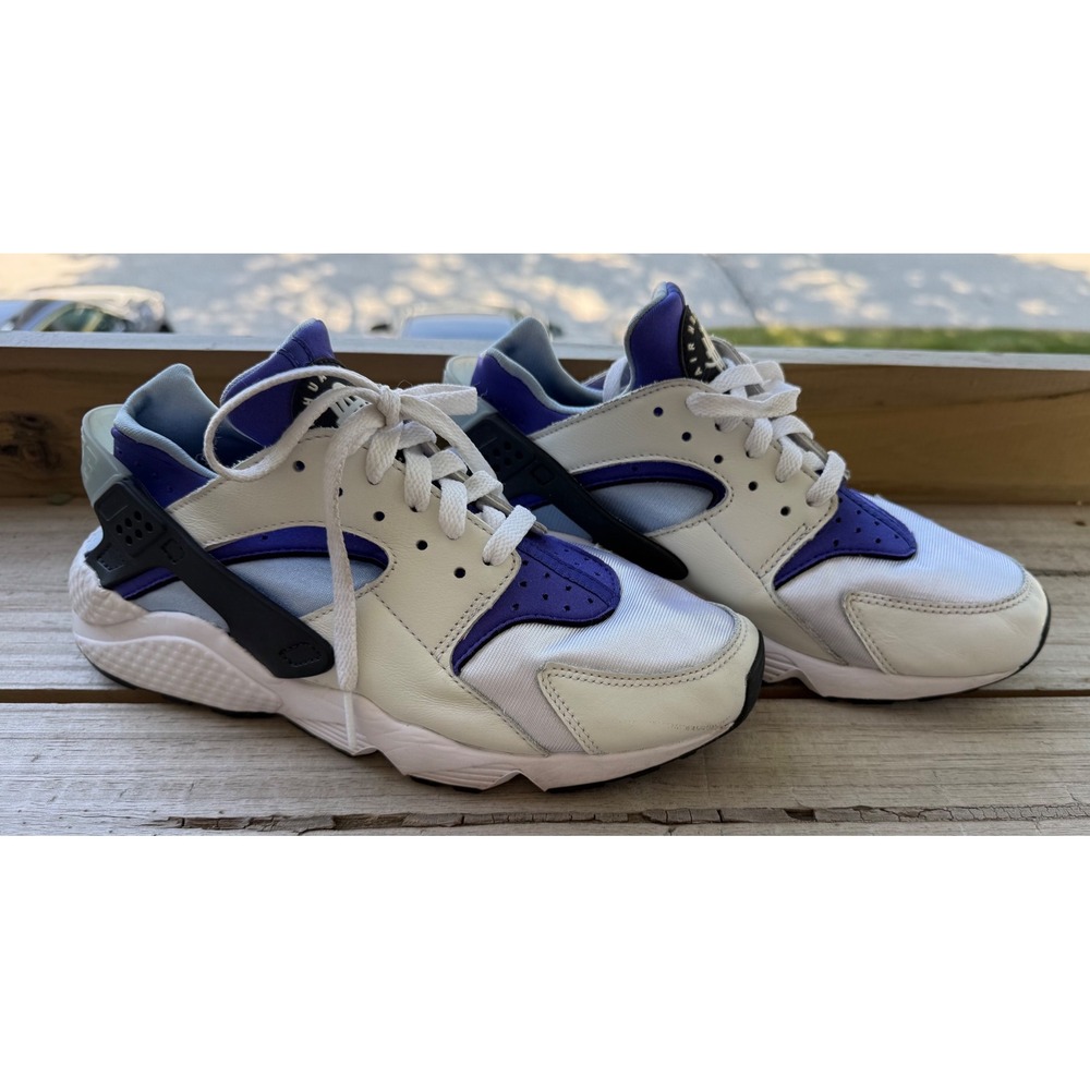 Nike Air Huarache Purple Punch White Black DH4439-100 Mens 9 Womens 10.5